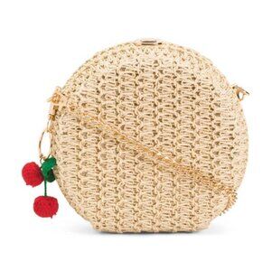 ALESSIA BIANCHI Macrame Circle With Cherry Charm
